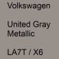 Preview: Volkswagen, United Gray Metallic, LA7T / X6.